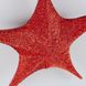 Звезда подвесная для декора из ткани, красная, 80 см