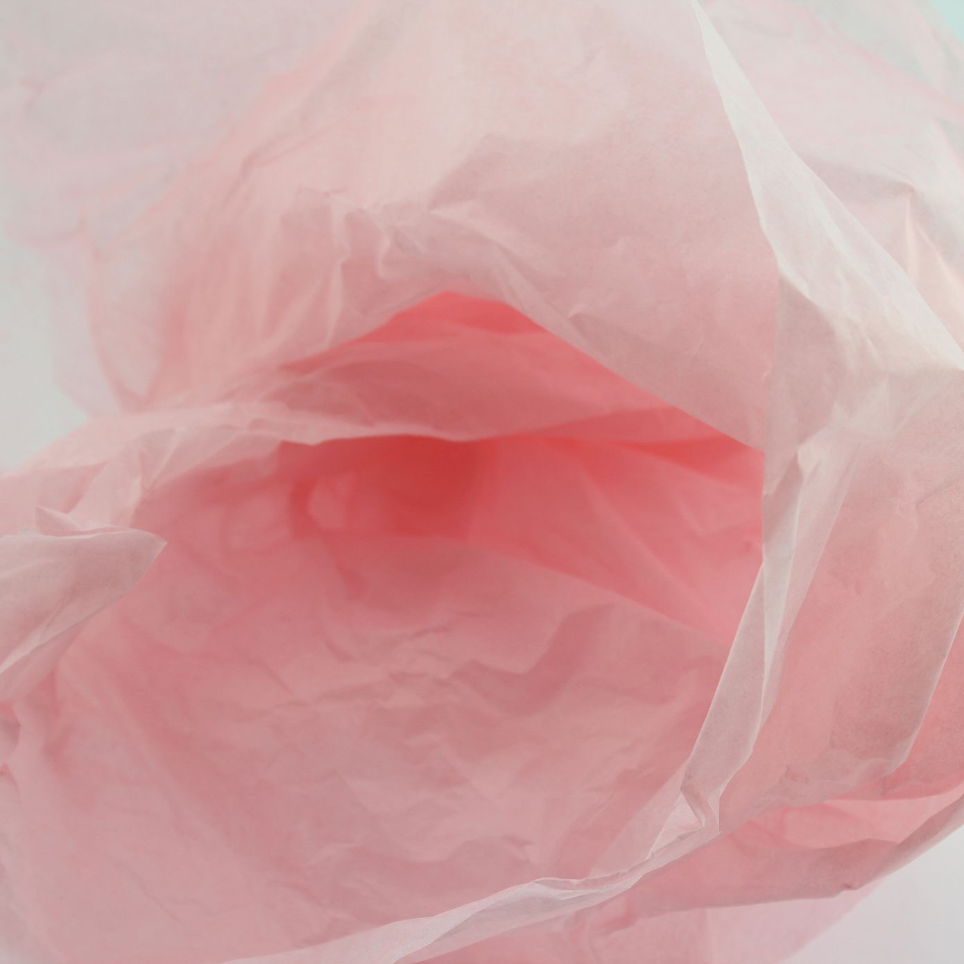 Бумага тишью светло-розовая, 100 листов, 50×75 см