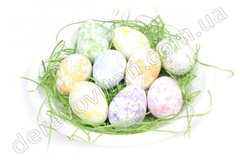 Декор до Великодня "Тарілка яєць" №1, матові, 9 шт. 4.5 см