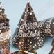 Набір святкового посуду та фотобутафорії "Happy birthday box", 46 предметів, 6 персон