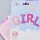 Повітряна куля-слово "GIRL", рожево-фіолетовое, ~32&times;110 см