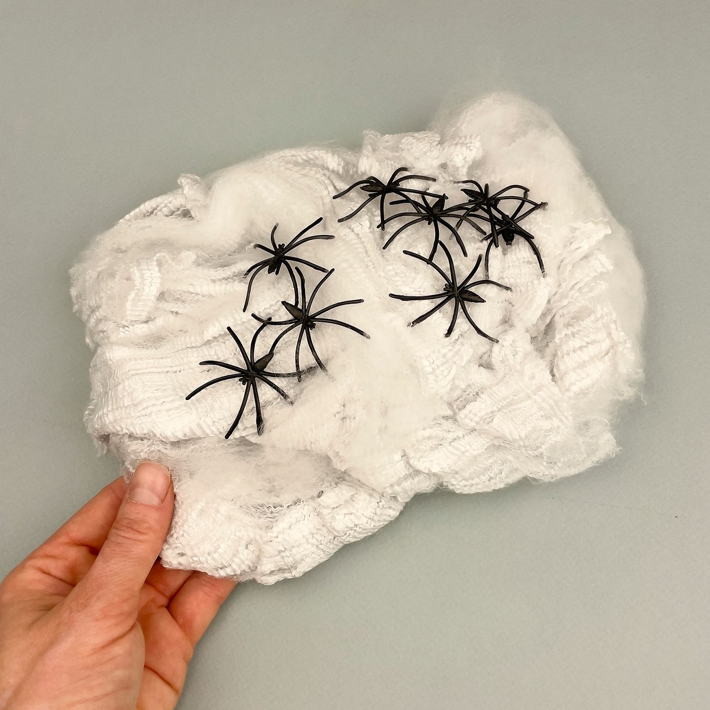 Біла павутина для декору на Хелловін, пакунок 86 г