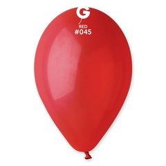 Латексные шары Gemar красные 045 G90 10" 26 см, 100 шт.