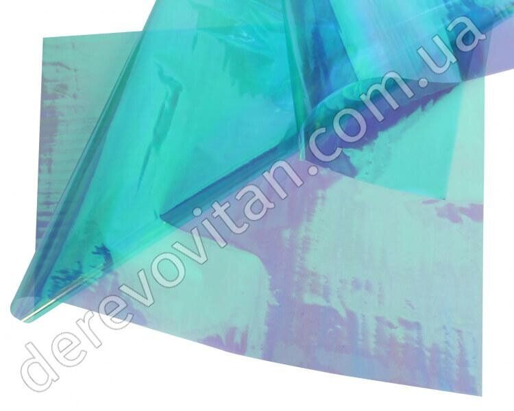 Бумага пленка "Хамелеон" упаковочная, голубая, 20 листов 50×70 см