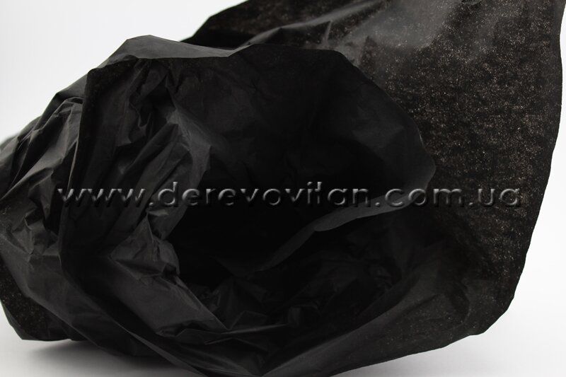 Папір тішью чорний, 100 аркушів, 50×75 см