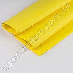 Бумага тишью, желтая, 50×75 см, 50 листов