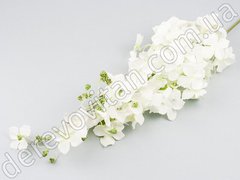 Ветка цветущей шелковицы декоративная, белая, ~1.09 см
