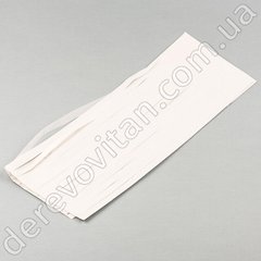 Пензлик для тассел-гірлянди, білий, 5 шт., 35 см