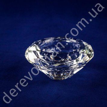 Свічник круглий зі скла, 2 розміри свічок, 3.5&times;7.5 см
