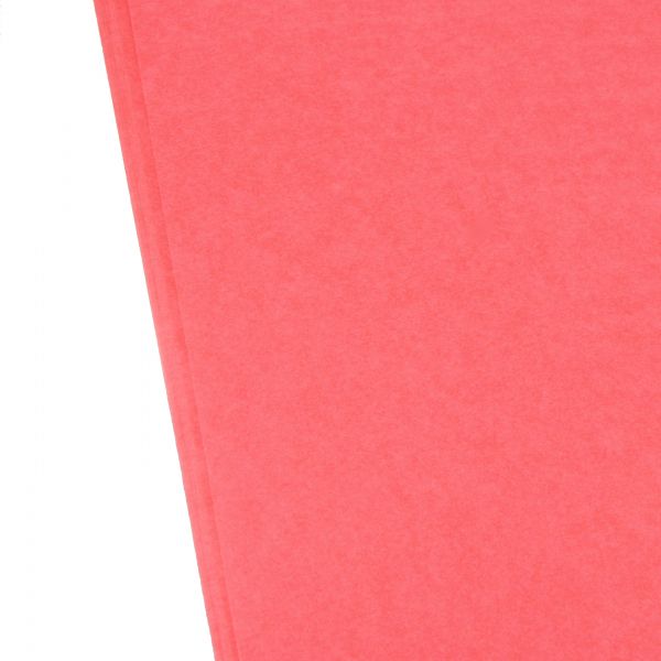 Папір тішью кораловий (світло-червоний), 200 аркушів, 50×75 см